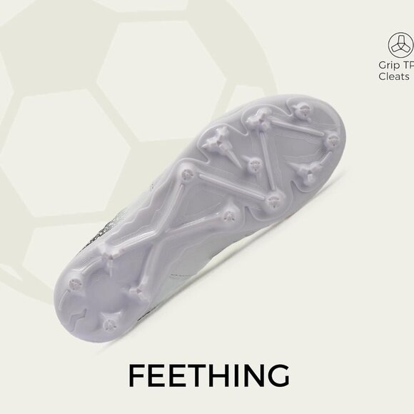 Women Soccer Cleats Firm Ground Light-Weight Youth Training Football Shoes - Picture 2 of 9